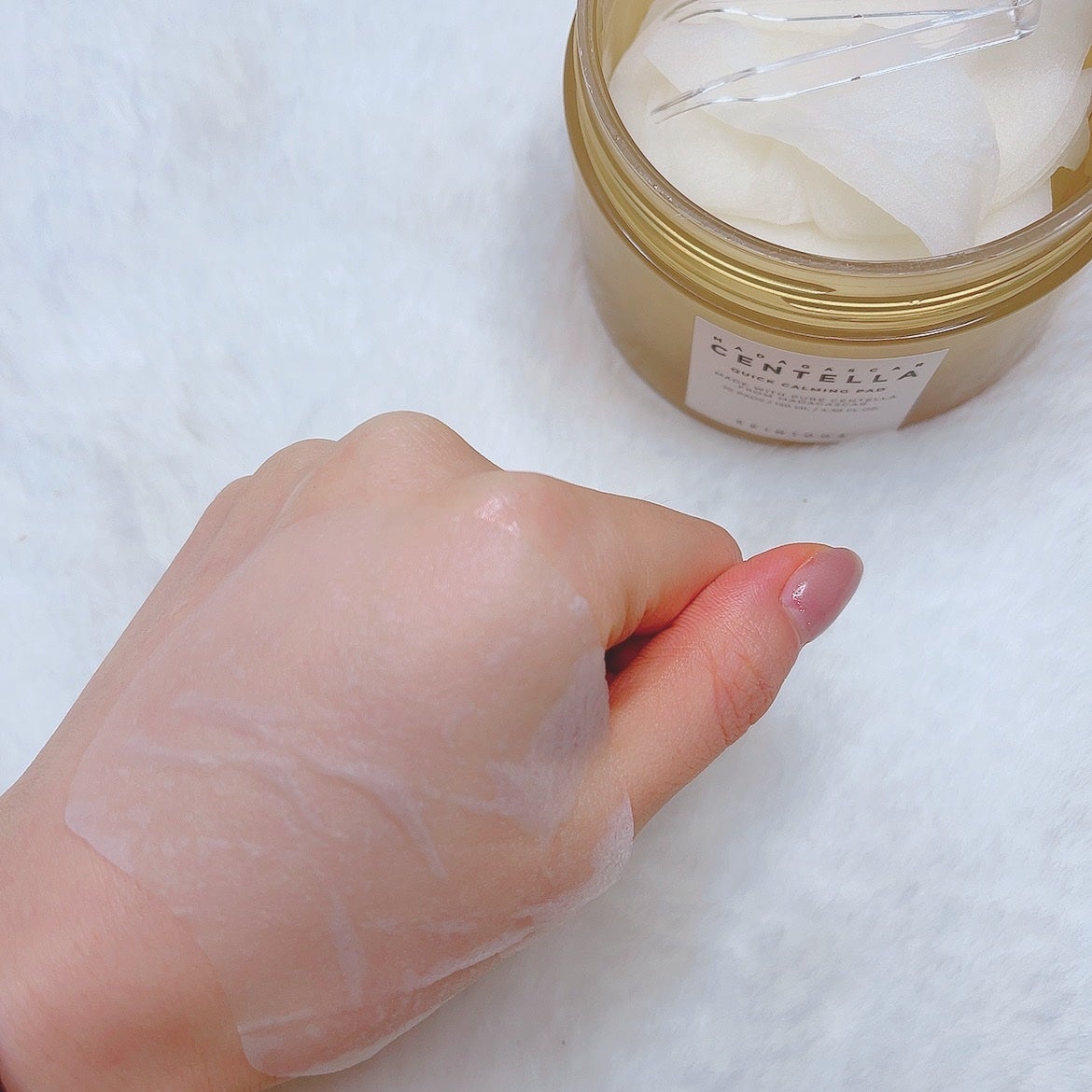 センテラ クイックカーミングパッド/SKIN1004/トナーパッドを使ったクチコミ(4枚目)