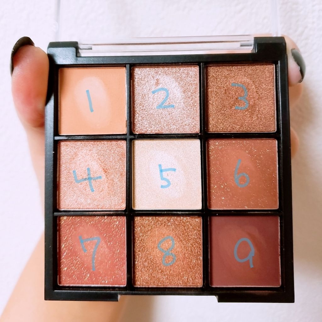 UR GLAM　BLOOMING EYE COLOR PALETTE/U R GLAM/アイシャドウパレットを使ったクチコミ（2枚目）