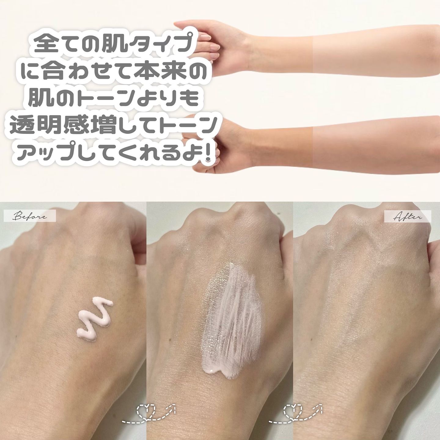 アルファアルブチントーンアップクリーム/Elensilia/日焼け止めクリームを使ったクチコミ（3枚目）