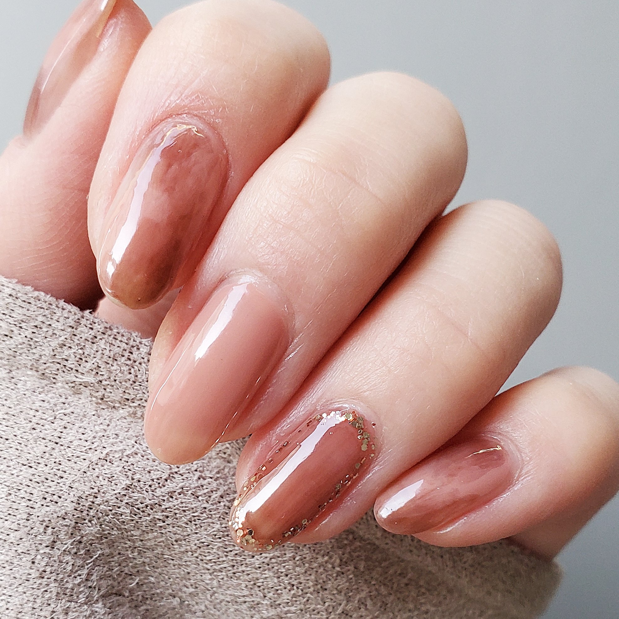 ネイルマイン 17 ダズルゴールド/デュカート/マニキュアを使ったクチコミ（2枚目）