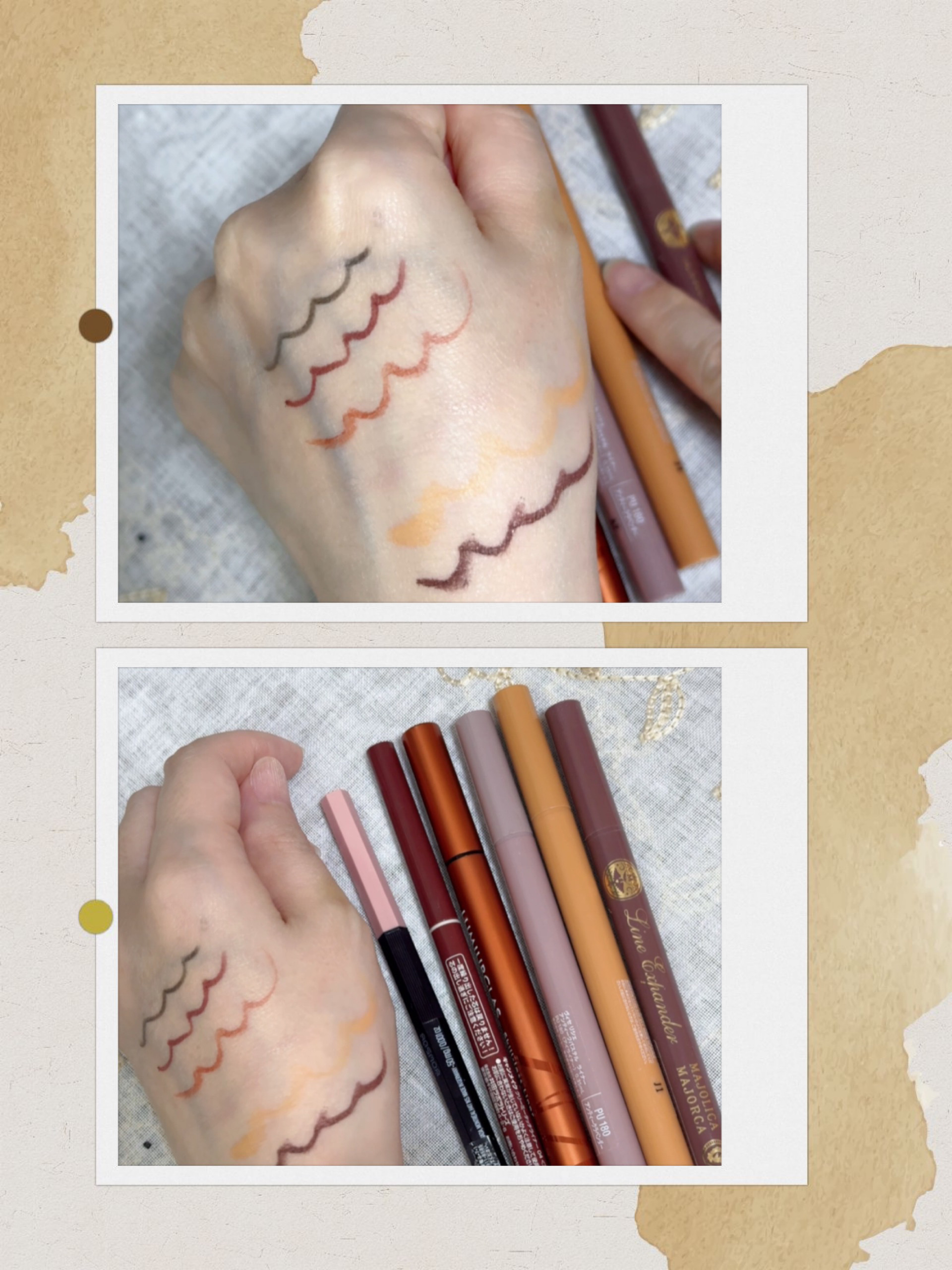 アンティークパステル ライナー/Visée/リキッドアイライナーを使ったクチコミ（2枚目）