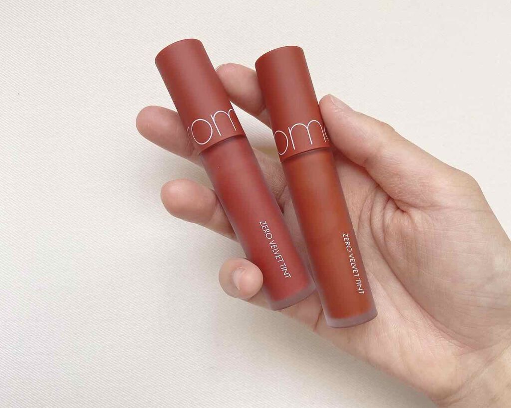 ゼロベルベットティント/rom&nd/リップティントを使ったクチコミ(1枚目)