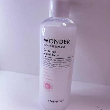 Wonder Ceramide Mochi Toner（トニーモリーワンダーCモチトナー）/TONYMOLY/化粧水を使ったクチコミ（1枚目）