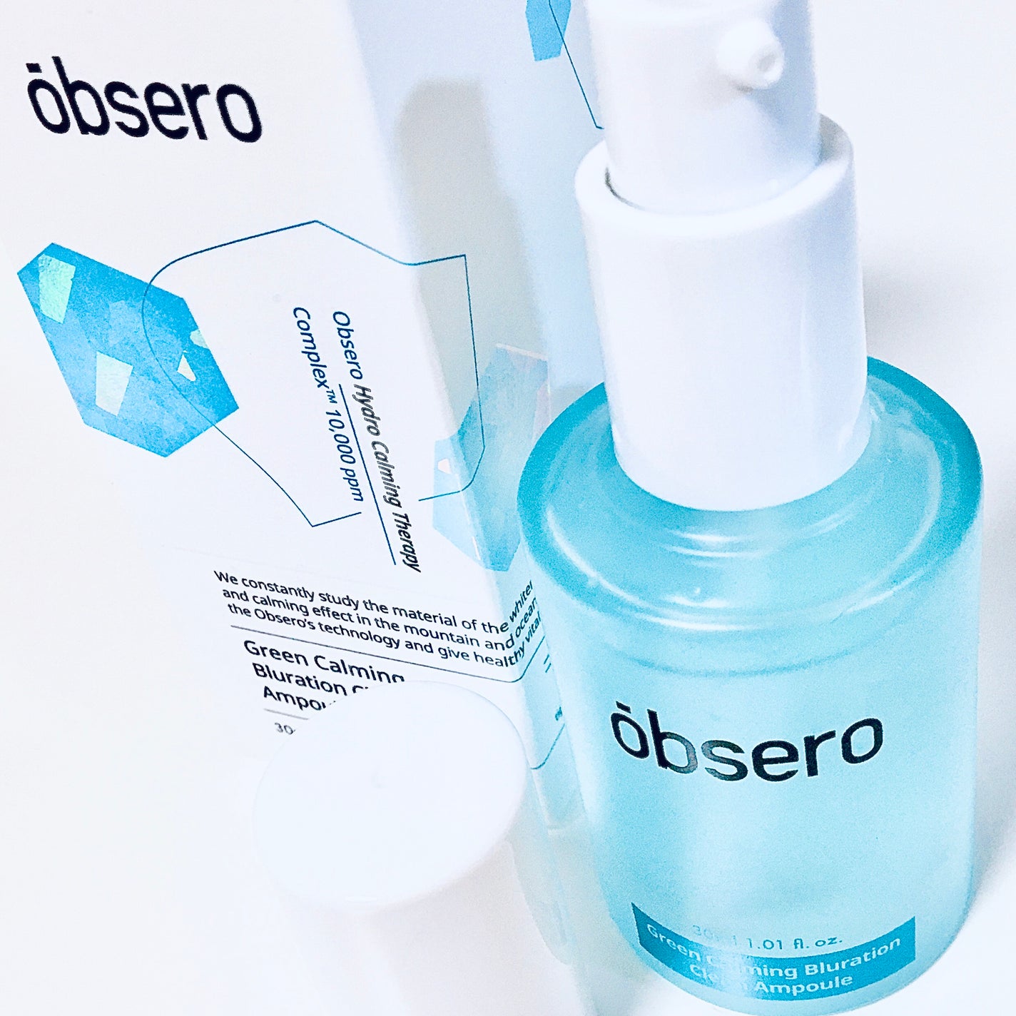 グリーンカーミングブルーレーションクリーンアンプル/obsero/美容液を使ったクチコミ(1枚目)