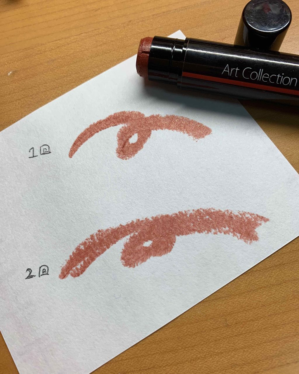 なななななちゃんやに on LIPS 「💄100均リップ編💄1枚目セリアATオイルインリップ07キャラ..」(2枚目)