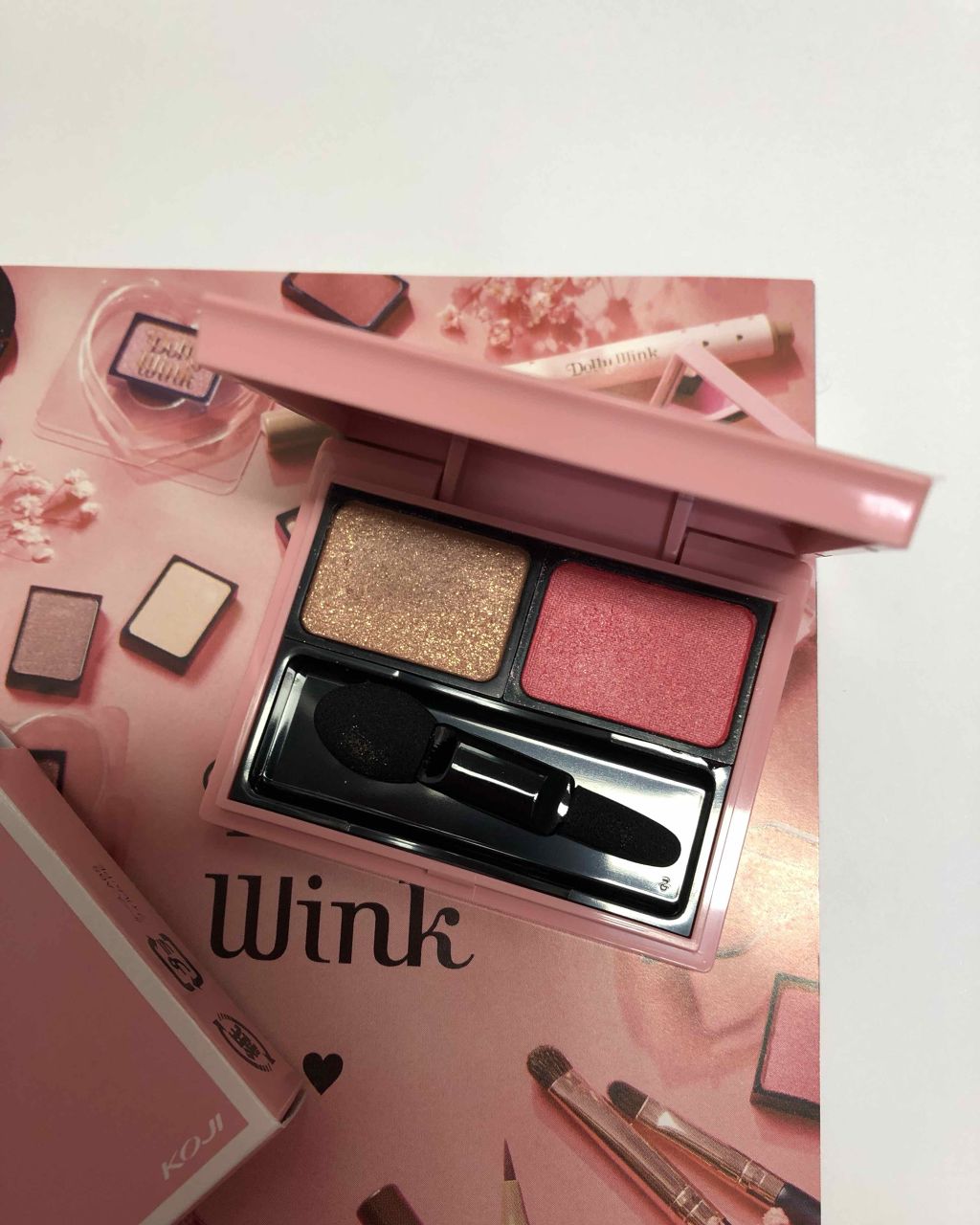 カスタムシャドウ/ドーリーウインク/単色アイシャドウを使ったクチコミ（2枚目）