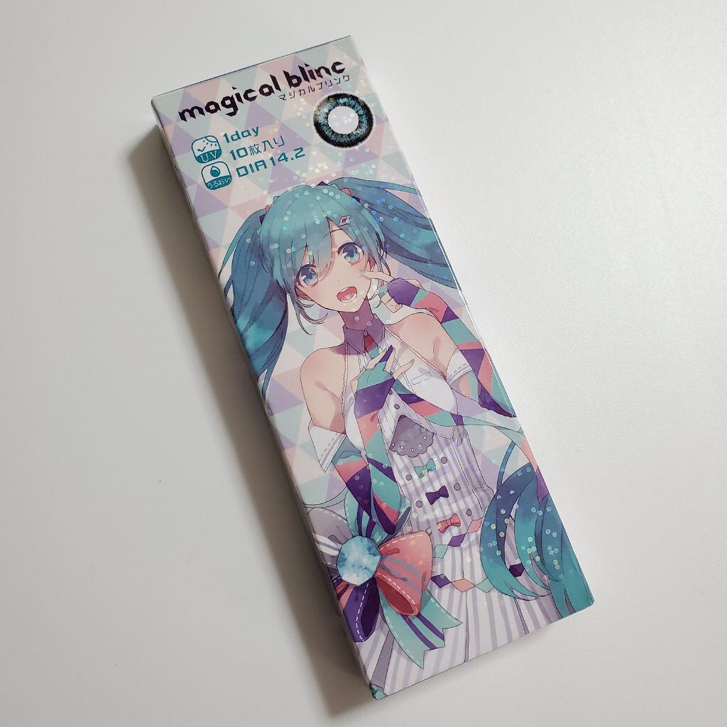 初音ミク×カラコン マジカルプリンク/cosme play/カラーコンタクトレンズを使ったクチコミ(2枚目)