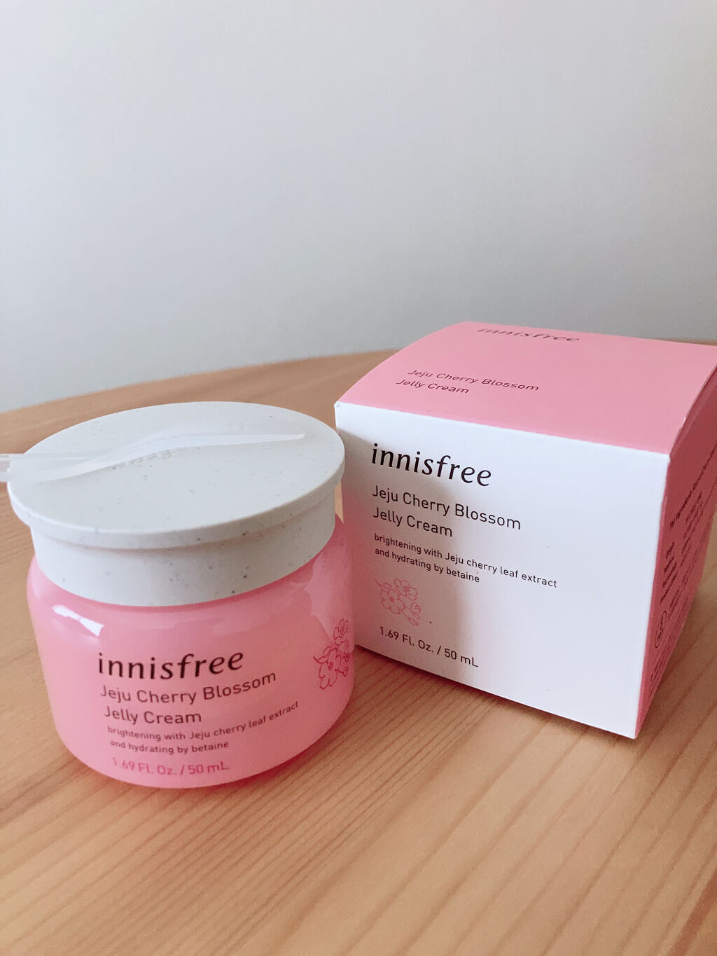 チェリーブロッサム ジェリークリーム N/innisfree/フェイスクリームを使ったクチコミ（1枚目）