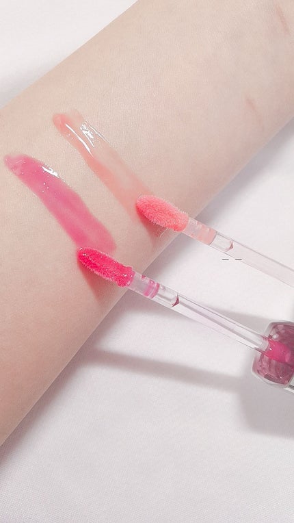 ジェルグロスリップ/CEZANNE/リップグロスを使ったクチコミ(2枚目)