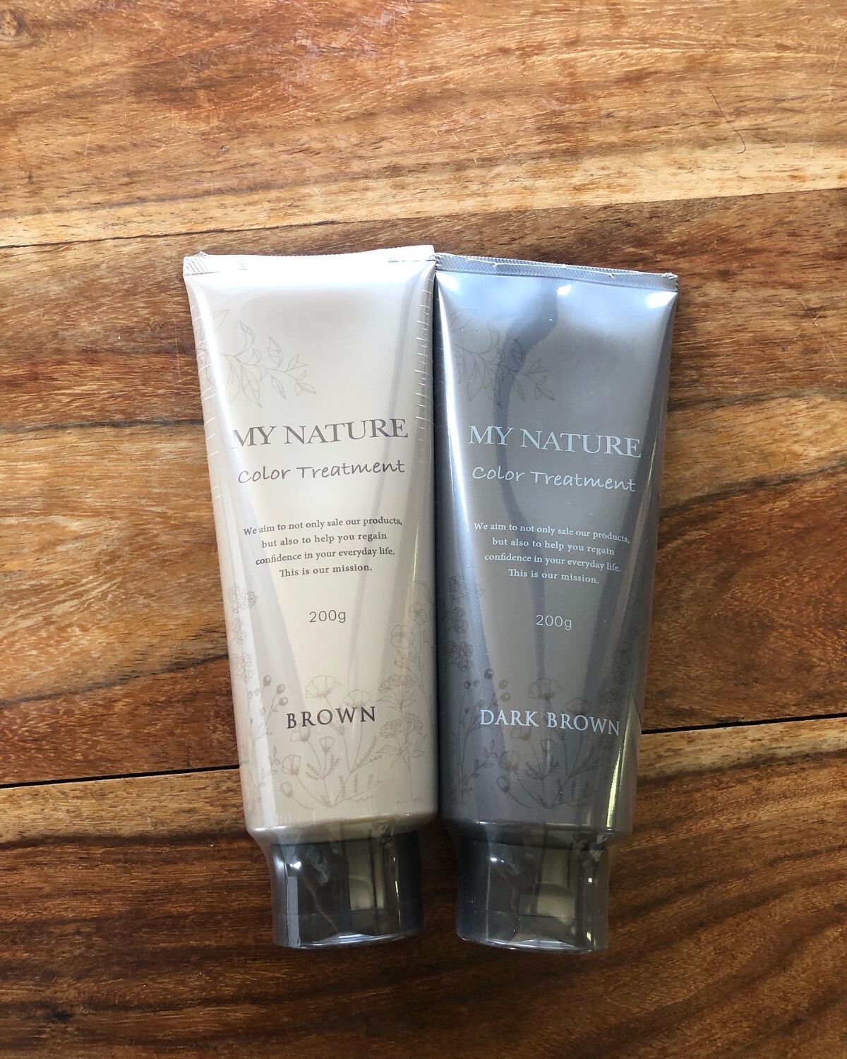 オールインワン カラートリートメント/マイナチュレ/ヘアカラーを使ったクチコミ(1枚目)