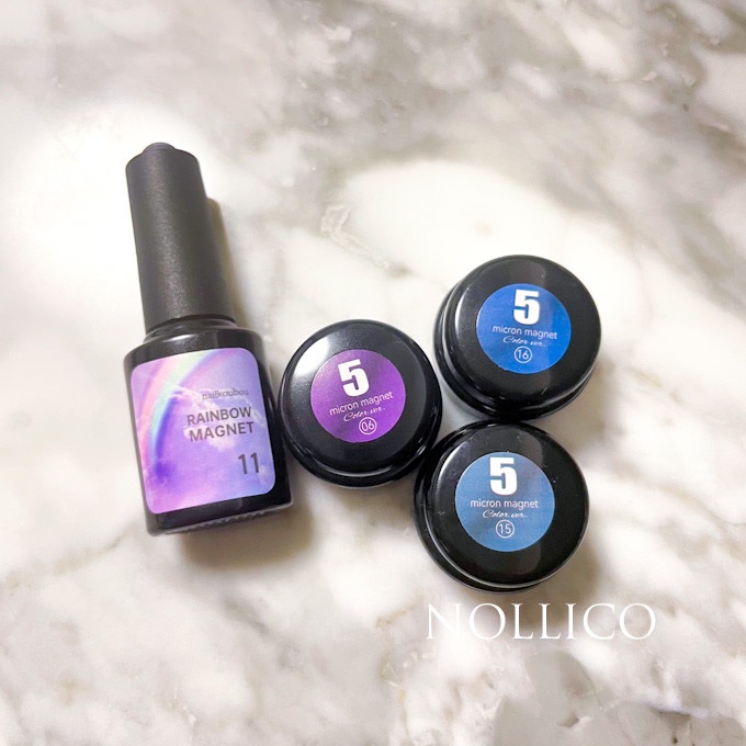 5ミクロン マグネット カラーver/ネイル工房/ジェルネイルを使ったクチコミ（1枚目）
