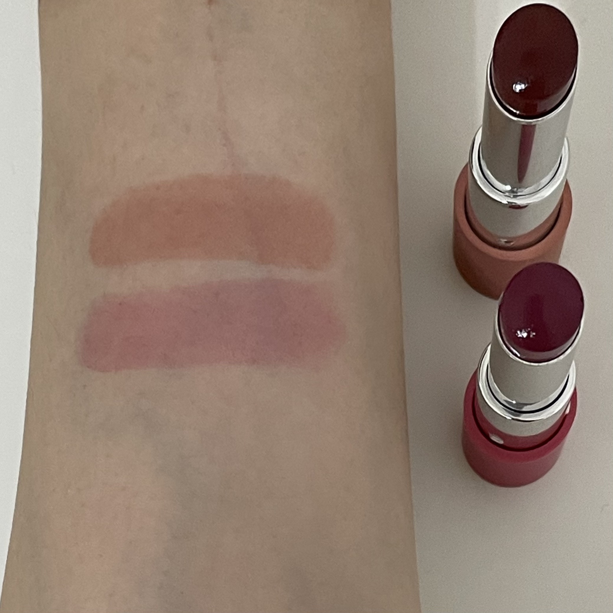 ノーウェアリップスティック バーミンググロー/espoir/口紅を使ったクチコミ（3枚目）