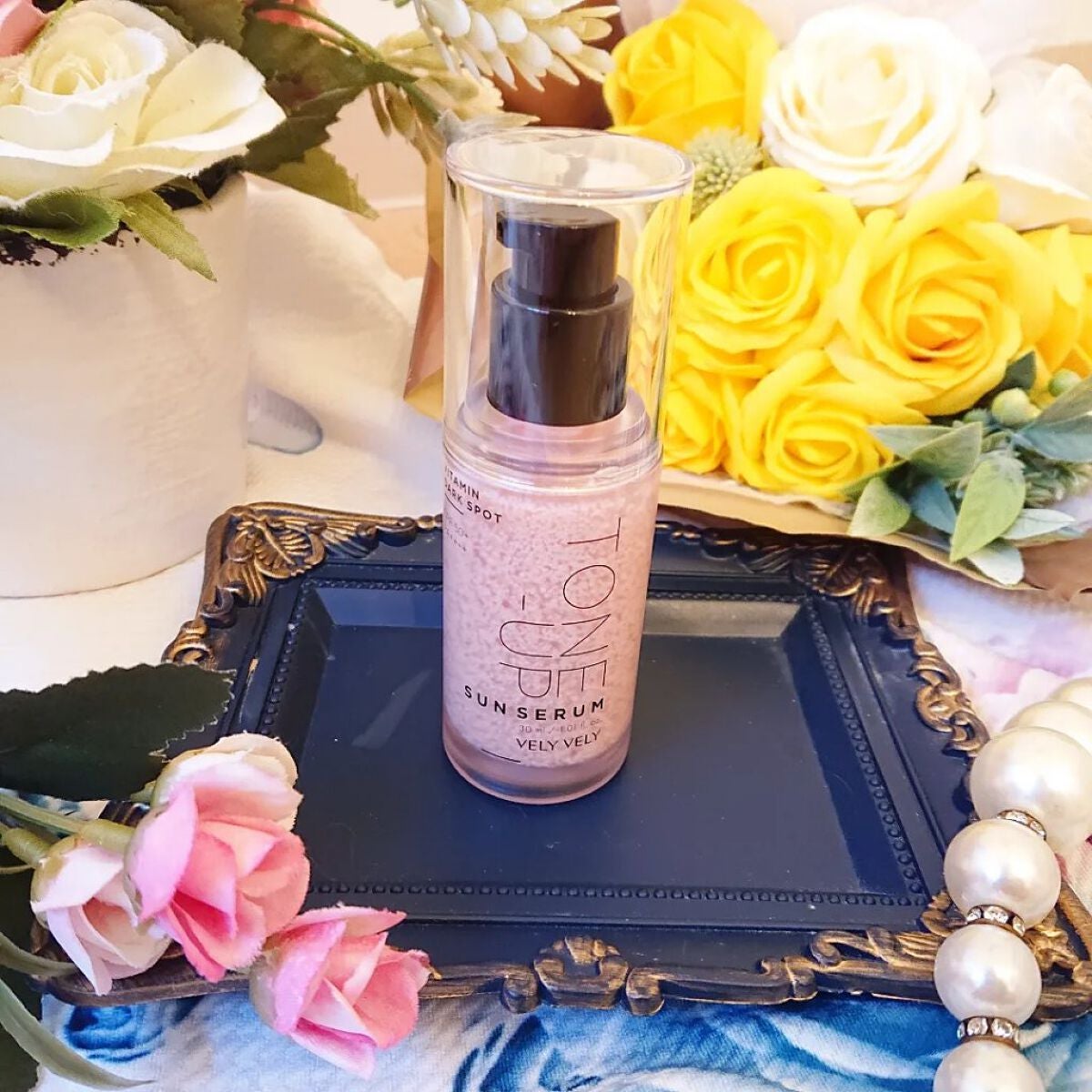 ハリケアコラーゲンサンセラム/VELY VELY/日焼け止めジェルを使ったクチコミ(1枚目)