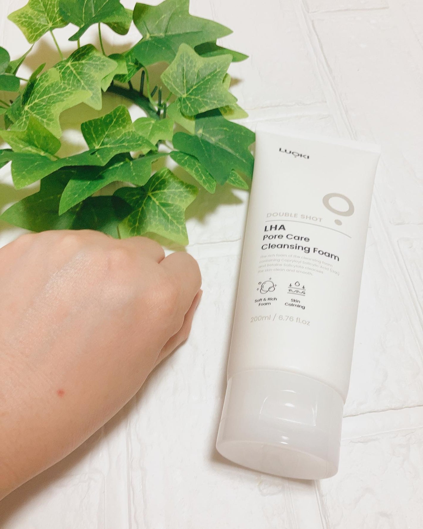 ダブルショットLHA毛穴ケアクレンジングフォーム /LUOKI/クレンジングクリームを使ったクチコミ(6枚目)