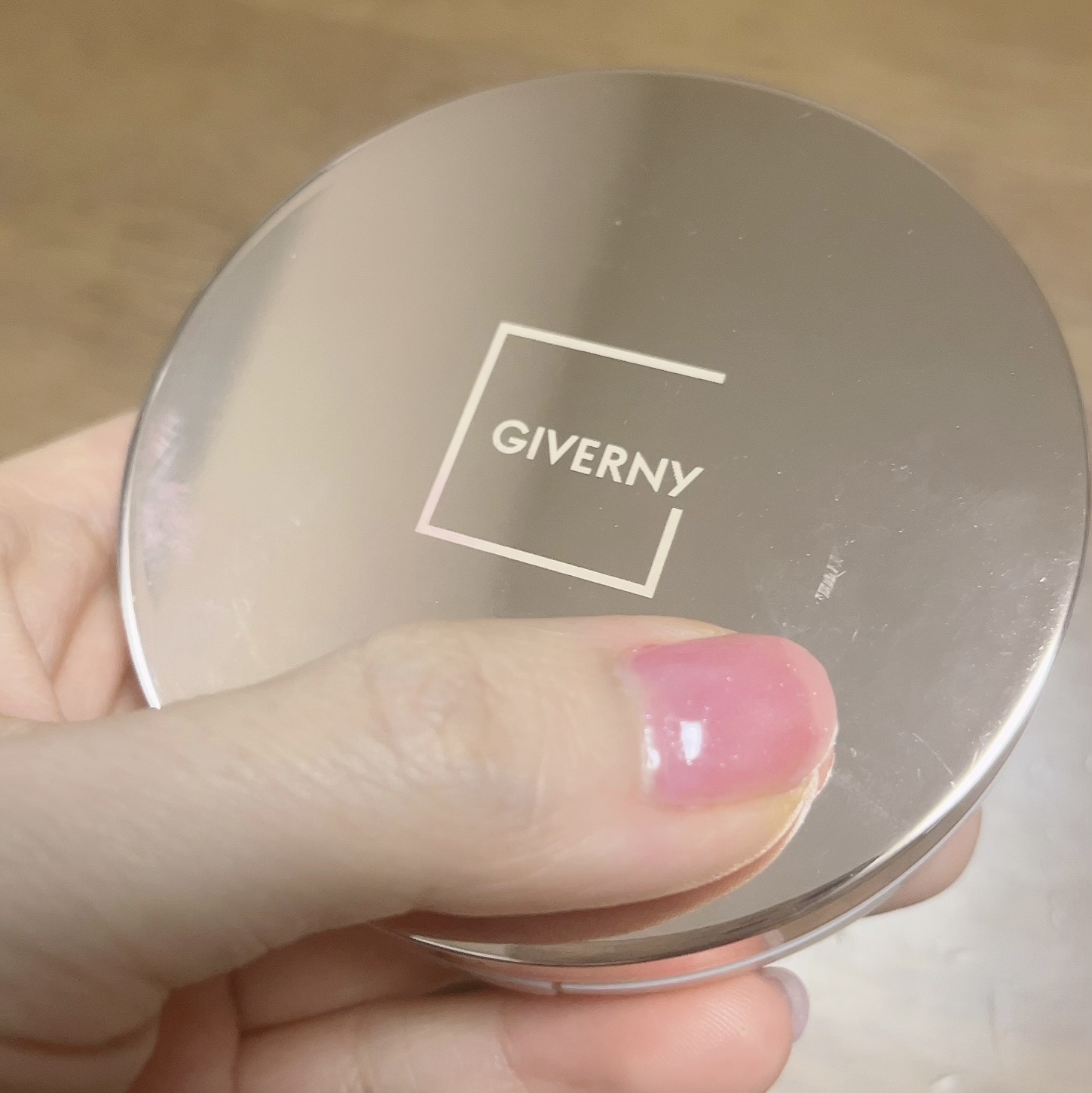 密着カバークッション 21 ライトベージュ/GIVERNY/クッションファンデーションを使ったクチコミ（1枚目）