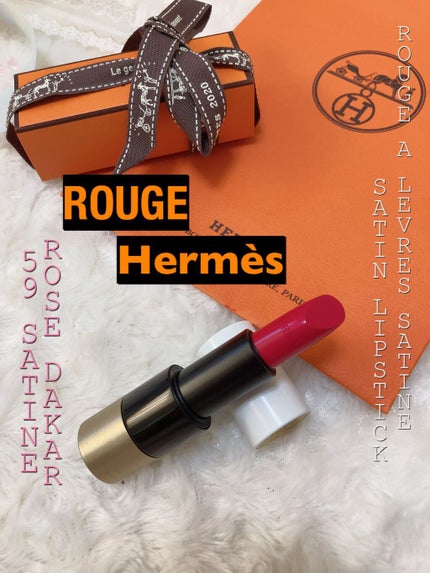 〈ルージュ・エルメス〉 ルージュ ア レーヴル サティネ/エルメス/口紅を使ったクチコミ(1枚目)