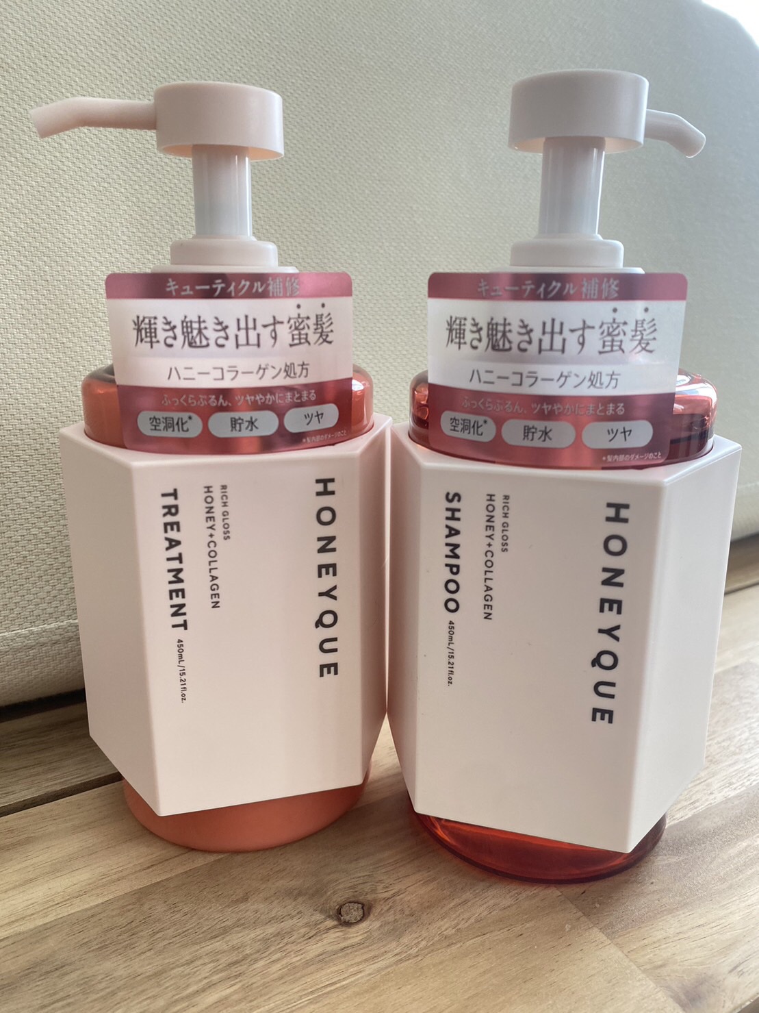 リッチグロス シャンプー シャイニー／ヘアトリートメント シャイニー/ハニーク/市販シャンプーを使ったクチコミ（1枚目）