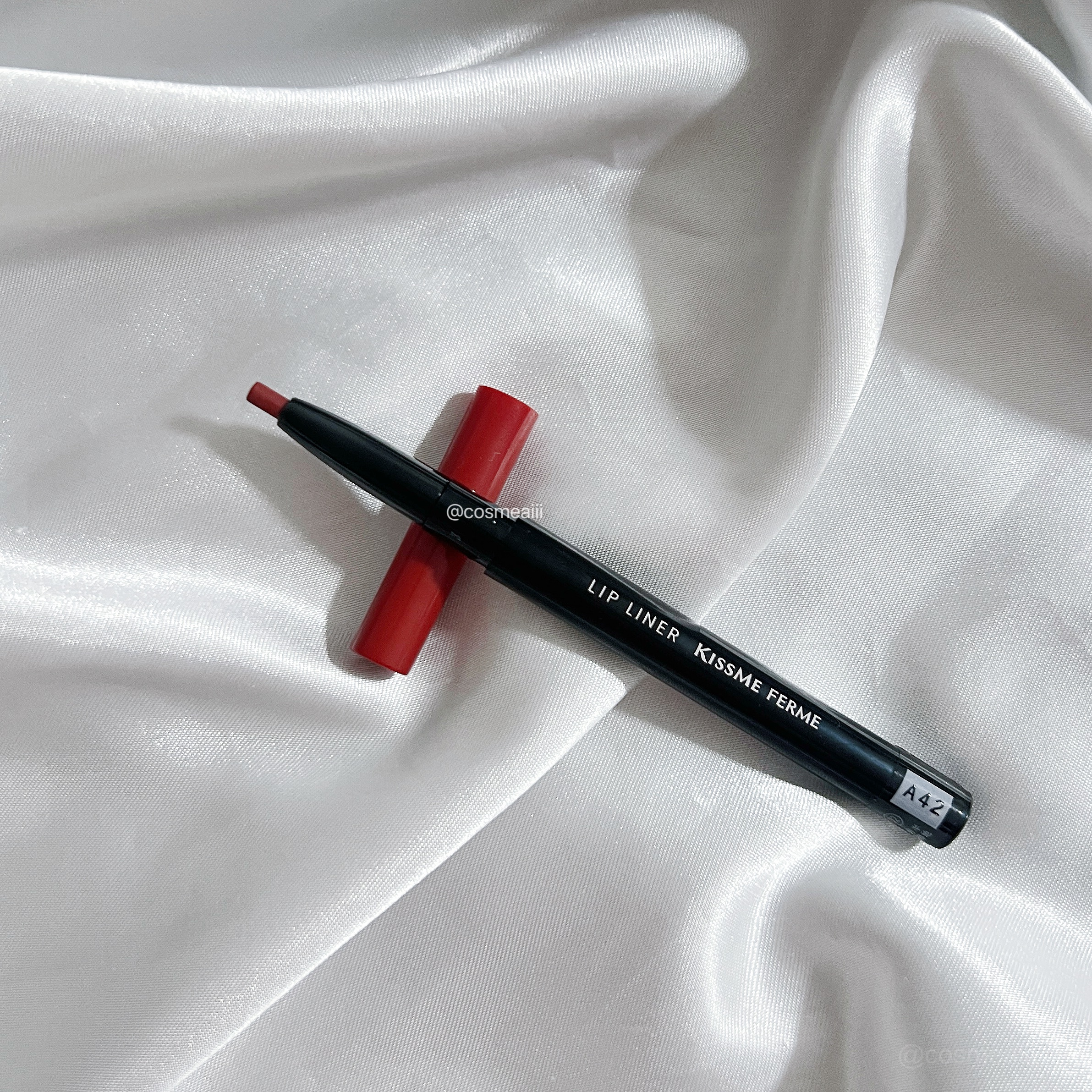 キスミー　フェルム　リップライナーＮ 02 ウォームレッド/キスミー フェルム/リップライナーを使ったクチコミ（3枚目）