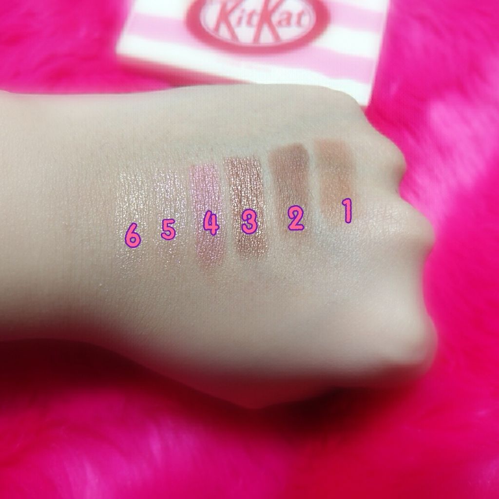 プレイカラーアイズ ミニ #キットカット ストロベリーティラミス/ETUDE/アイシャドウパレットを使ったクチコミ(3枚目)