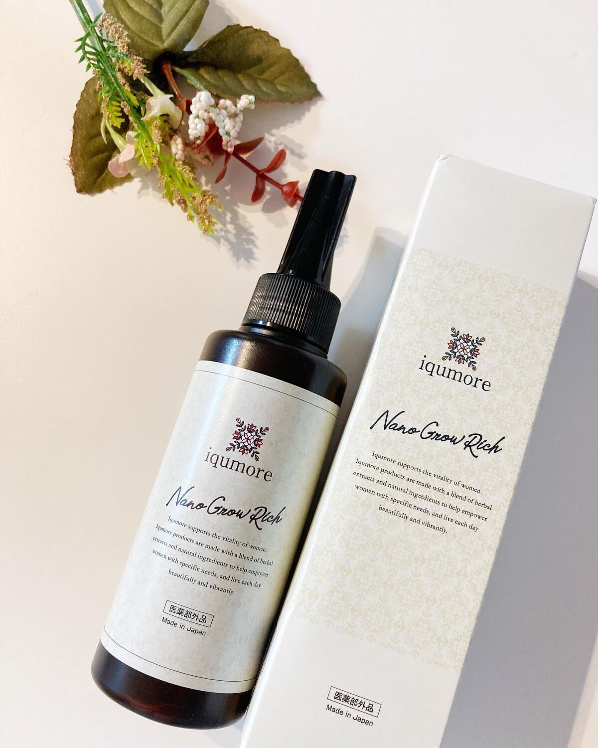 ナノグロウリッチ/iqumore/頭皮ローションを使ったクチコミ（1枚目）