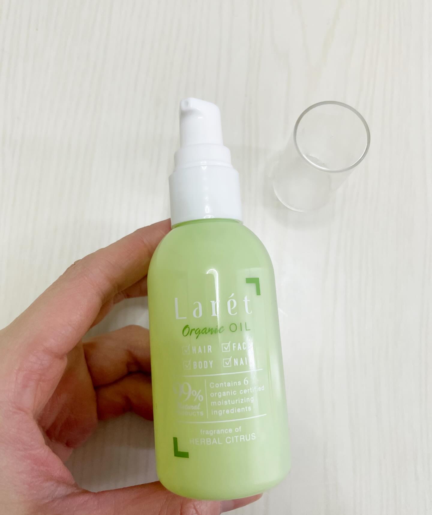 オーガニックオイル/Laret/ヘアオイルを使ったクチコミ（3枚目）