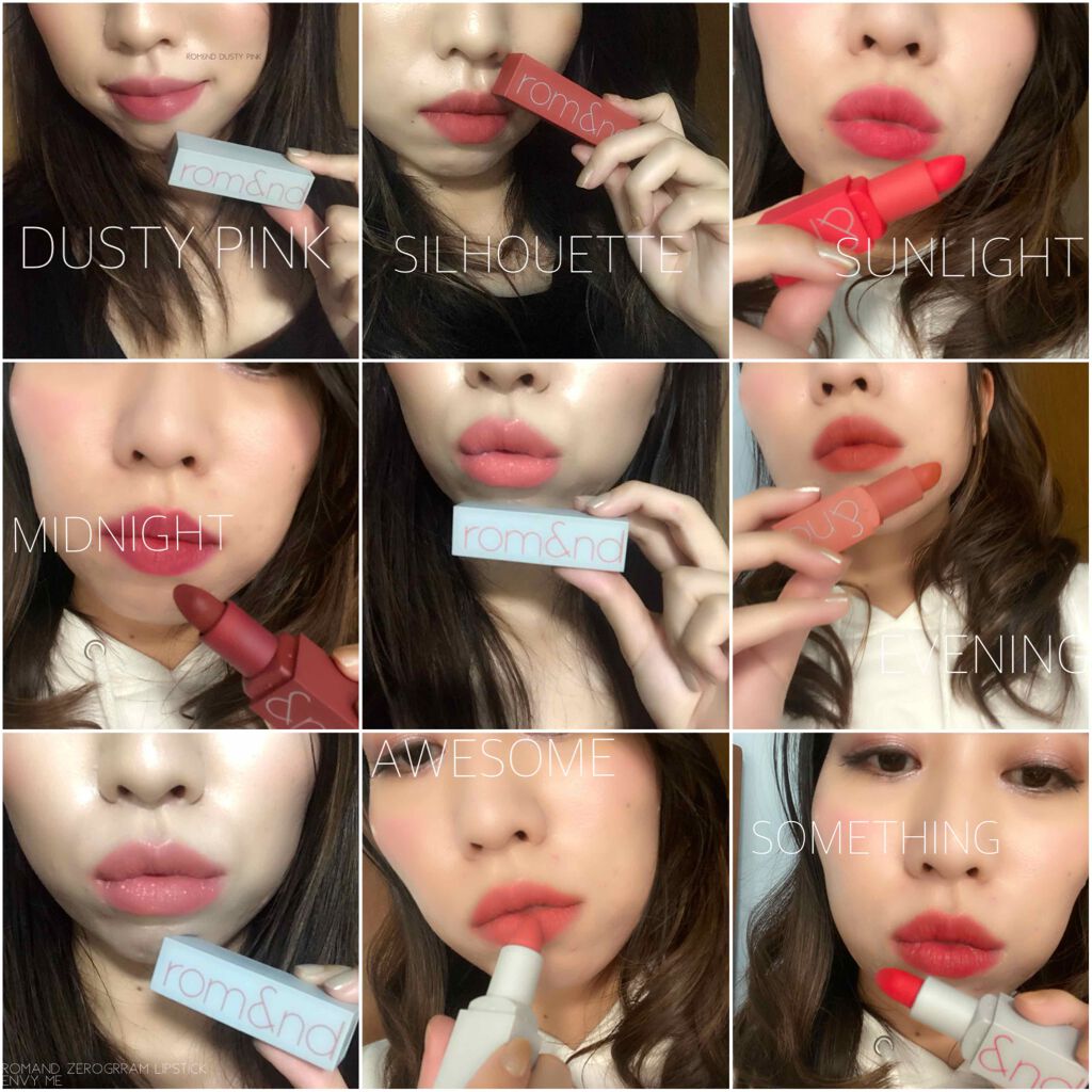 ゼログラムマットリップスティック/rom&nd/口紅を使ったクチコミ(3枚目)