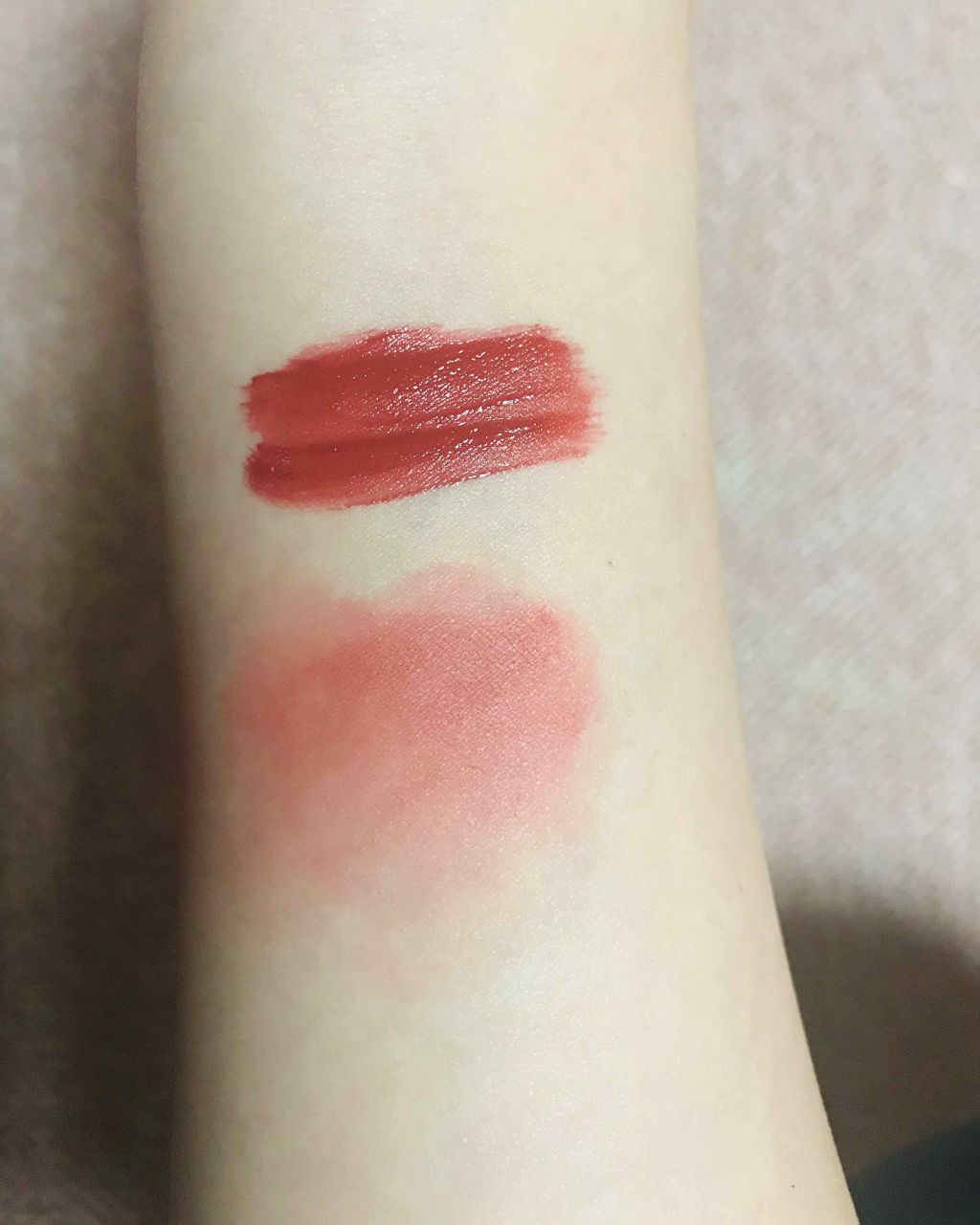 ビビッドコットン インクティント/innisfree/口紅を使ったクチコミ(3枚目)