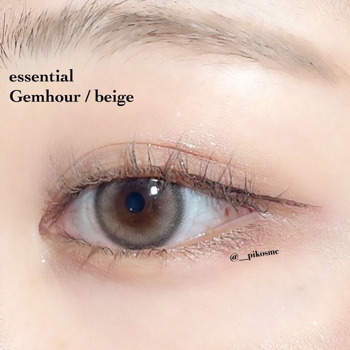 Gemhour/Hapa kristin/カラーコンタクトレンズを使ったクチコミ(4枚目)