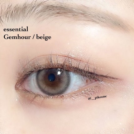 Gemhour/Hapa kristin/カラーコンタクトレンズを使ったクチコミ(4枚目)