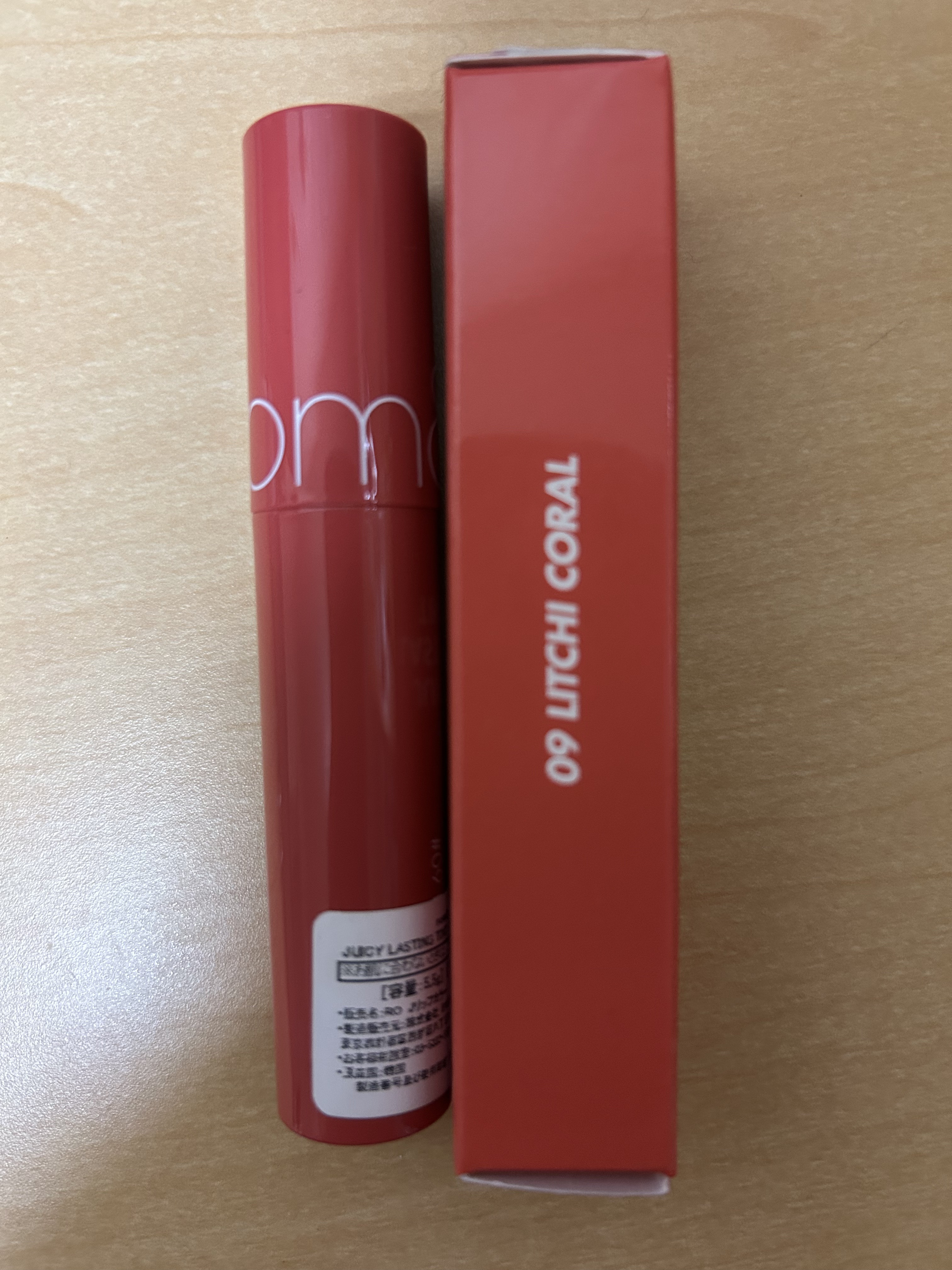 ジューシーラスティングティント/rom&nd/リップティントを使ったクチコミ（1枚目）