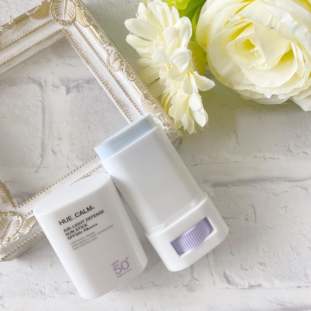 エアライト日焼け止めスティック(SPF50+PA++++)/HUE_CALM/日焼け止めスティックを使ったクチコミ(5枚目)