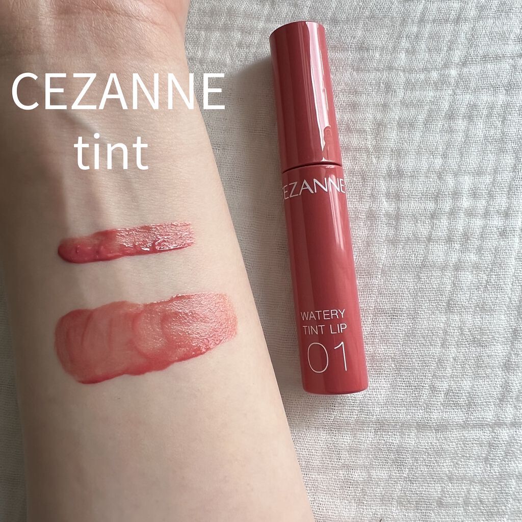 ウォータリーティントリップ/CEZANNE/リップティントを使ったクチコミ（1枚目）