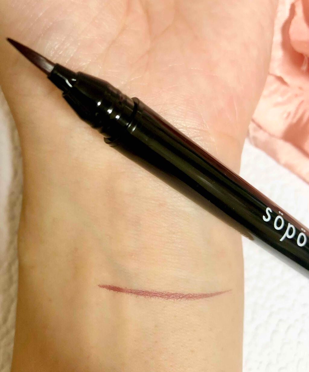 リキッドアイライナー/sopo/リキッドアイライナーを使ったクチコミ(2枚目)
