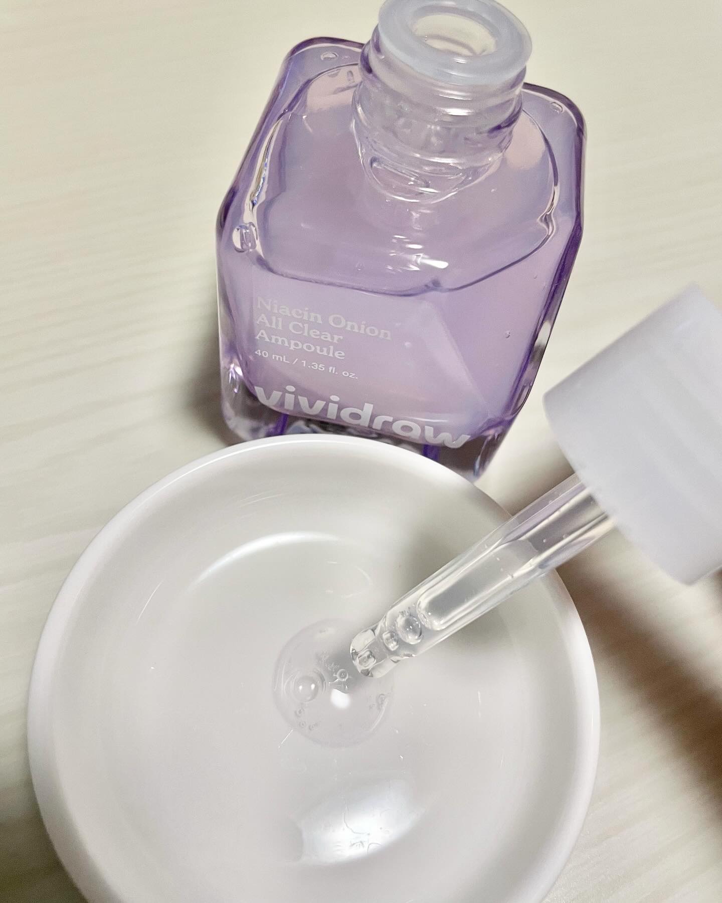 ナイアシンオニオン オールクリア アンプル/vividraw/美容液を使ったクチコミ（2枚目）