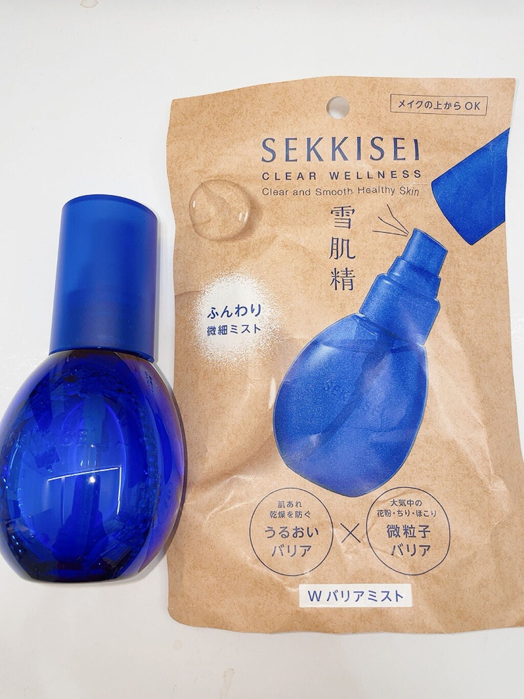 クリアウェルネス W バリア ミスト/雪肌精/ミスト状化粧水を使ったクチコミ(1枚目)