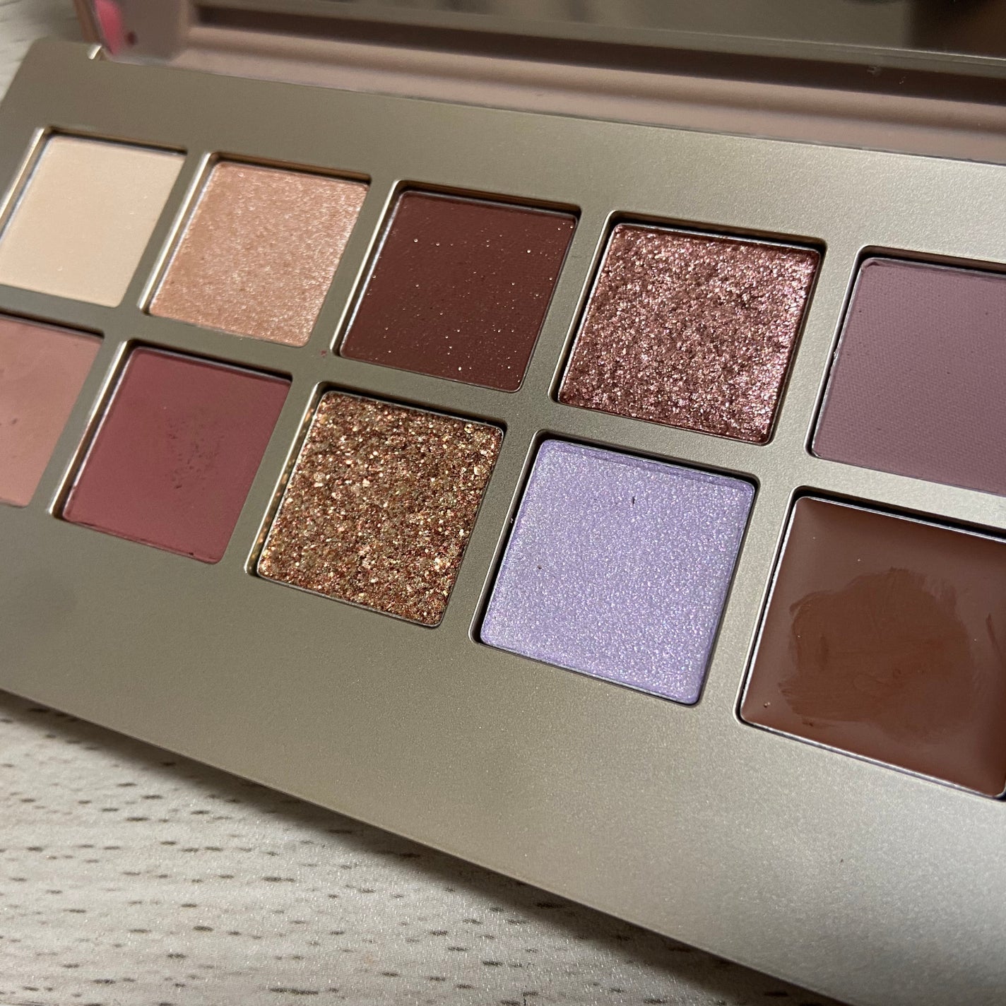 ニューデップスアイシャドウパレット/hince/アイシャドウパレットを使ったクチコミ(1枚目)