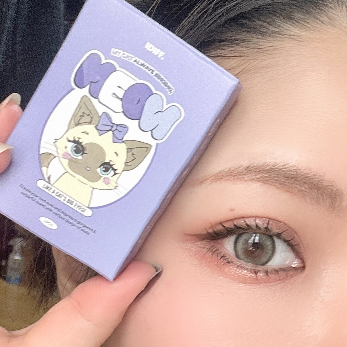 MEOW(ミヤオ) 1month/OLOLA/1ヶ月(1MONTH)カラコンを使ったクチコミ(3枚目)