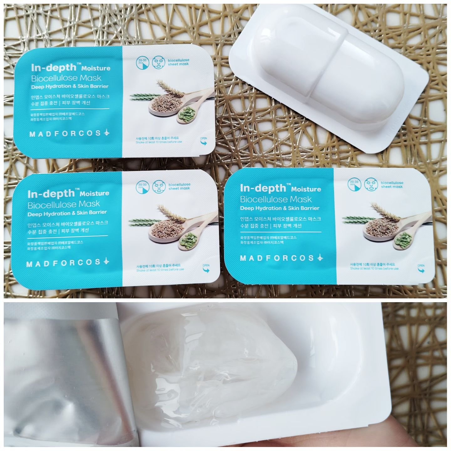 インデップス™モイスチャーバイオセルロースマスク/MADFORCOS/シートマスク・パックを使ったクチコミ（3枚目）