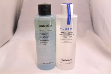 ブルーベリー バランシング クレンジングウォーター/innisfree/クレンジングウォーターを使ったクチコミ（1枚目）