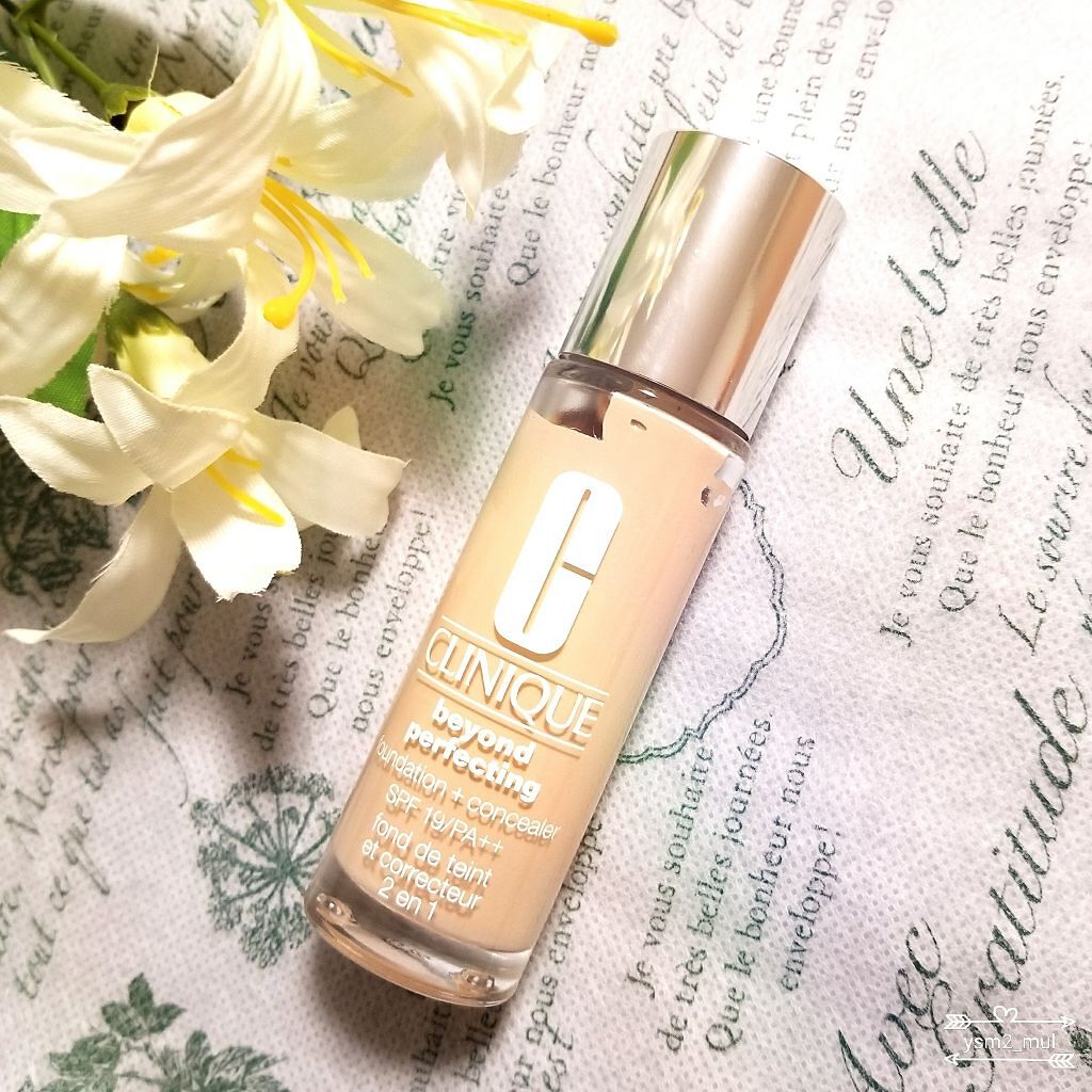 ビヨンド パーフェクティング ファンデーション 19/CLINIQUE/リキッドファンデーションを使ったクチコミ（1枚目）