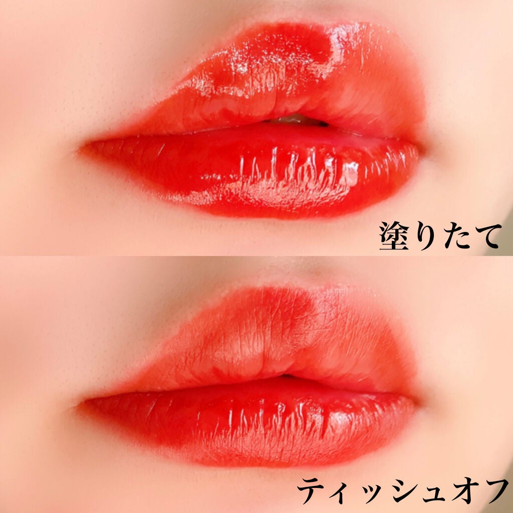 グラスティングウォーターティント/rom&nd/リップティントを使ったクチコミ(2枚目)