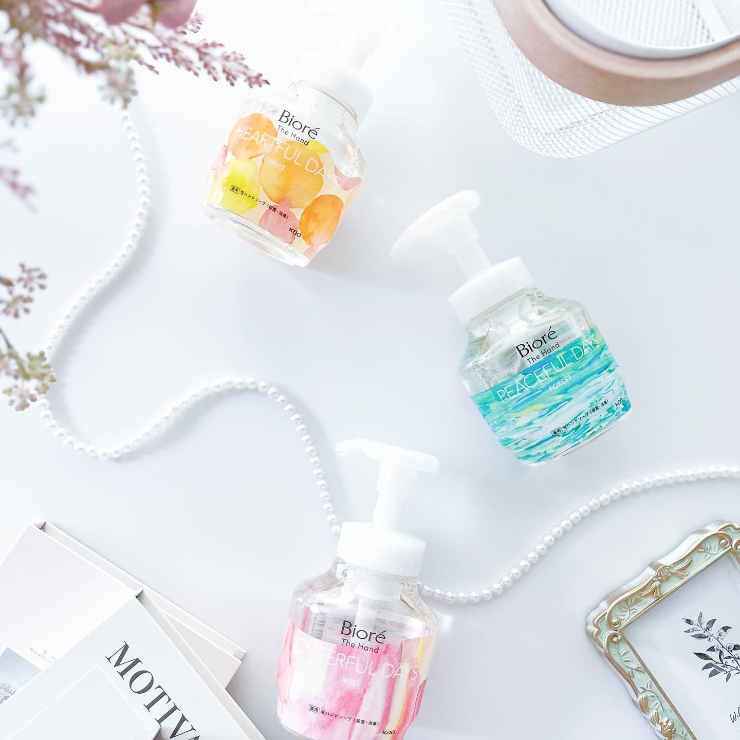 ビオレ ザ ハンド 泡ハンドソープ ふっとほどける陽だまりの果実の香り/ビオレ/ハンドソープを使ったクチコミ（1枚目）