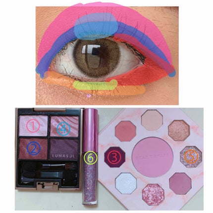 ベルベットフルアイズ/LUNASOL/アイシャドウパレットを使ったクチコミ(4枚目)