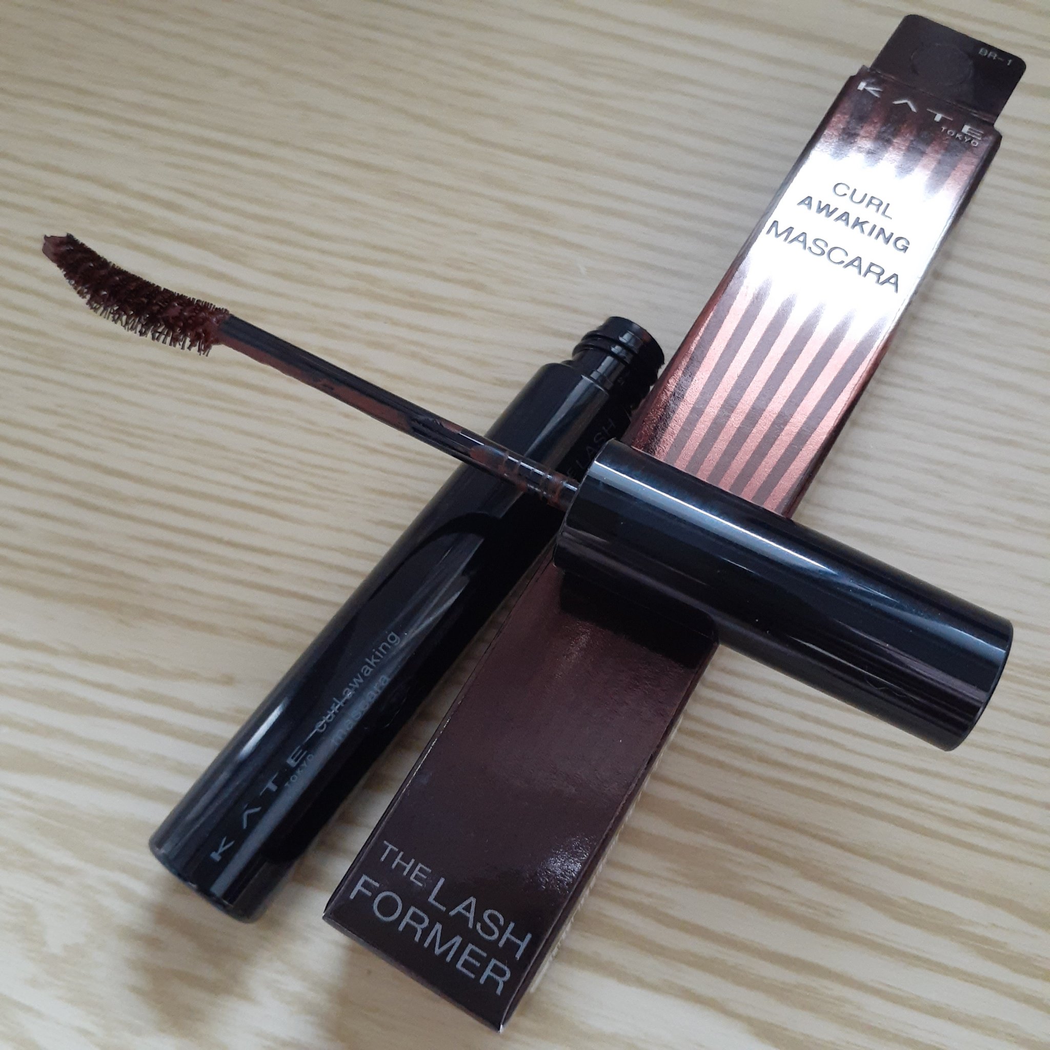 ケイト カールアウェイキングマスカラ BR-1 ブラウン/KATE/マスカラを使ったクチコミ（1枚目）