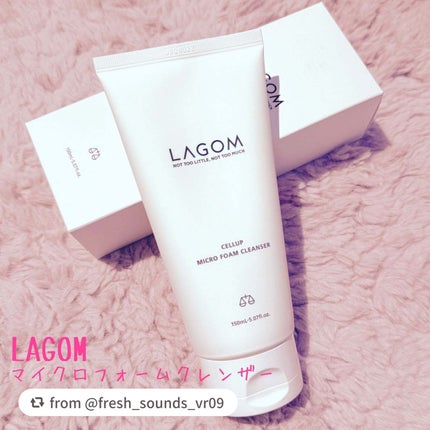 マイクロフォーム クレンザー(夜用洗顔)/LAGOM /クレンジングクリームを使ったクチコミ(1枚目)