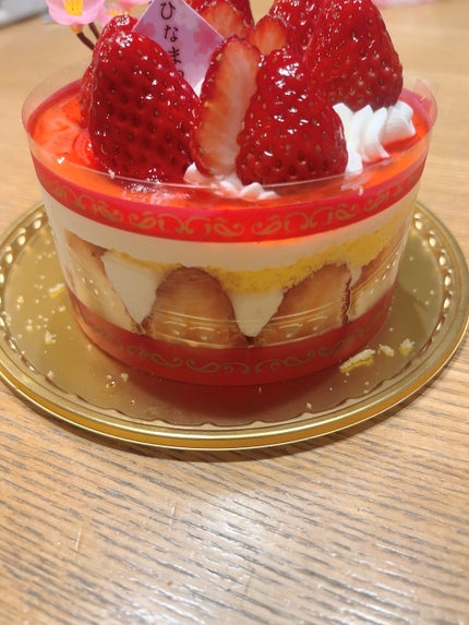 ひなかざりプレミアム苺フレジェ/シャトレーゼ/その他を使ったクチコミ(2枚目)