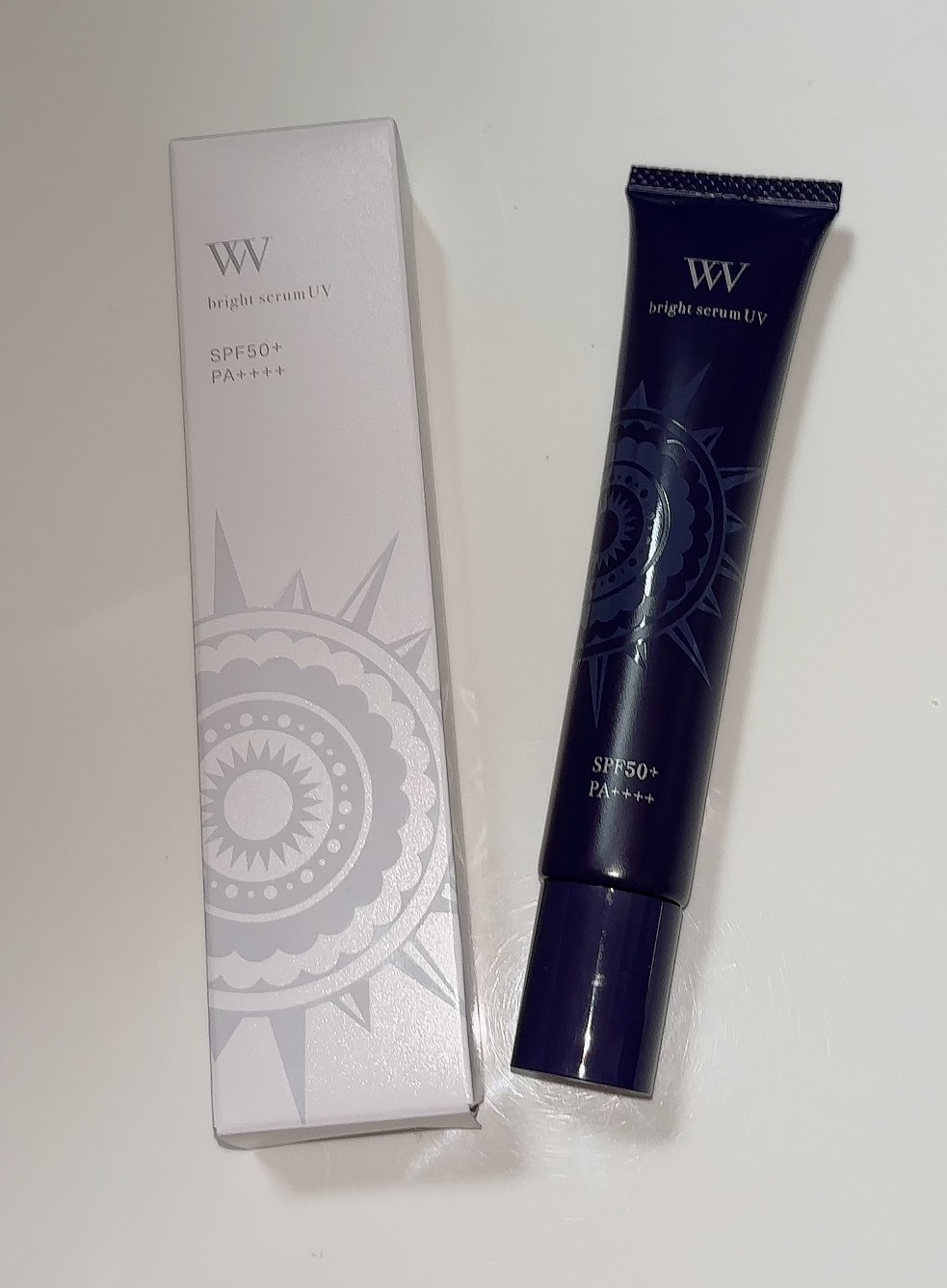 WHITE VEIL ブライトセラムUV/WHITE VEIL/日焼け止めローションを使ったクチコミ（1枚目）