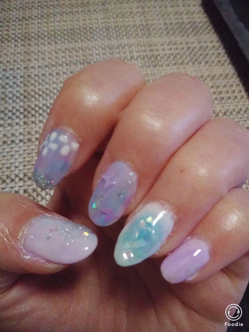 ジェルネイル（ライト対応）/セリア/ジェルネイルを使ったクチコミ（1枚目）