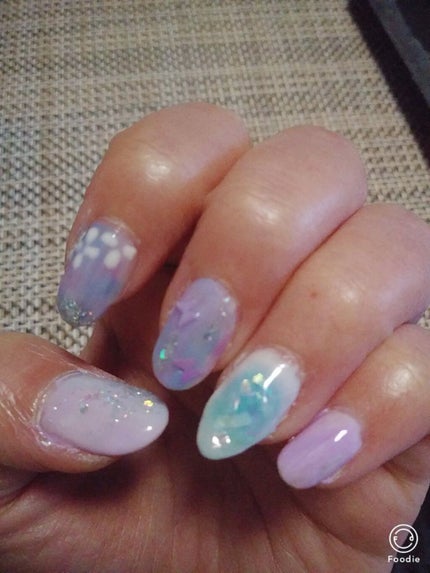 ジェルネイル(ライト対応)/セリア/ジェルネイルを使ったクチコミ(1枚目)