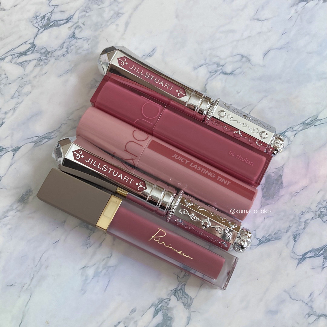 ジューシーラスティングティント/rom&nd/リップティントを使ったクチコミ（1枚目）